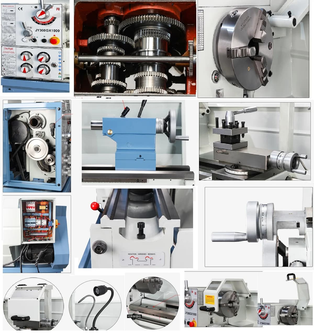All Geared High Precision High Speed Lathe Model PAL6240x1000 — image 4