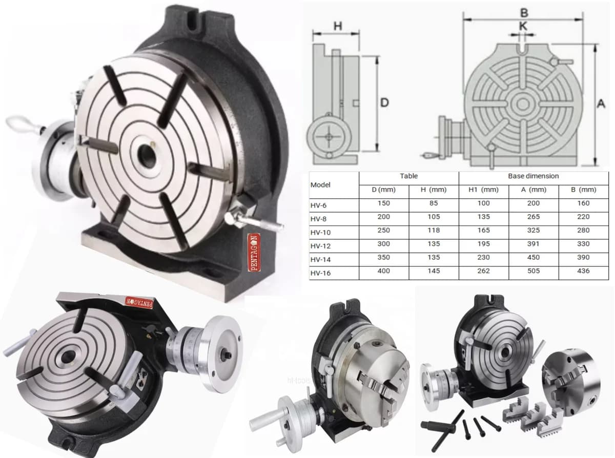 Precision H/V Rotary Table TSL Series for Milling & Indexing Applications — image 3