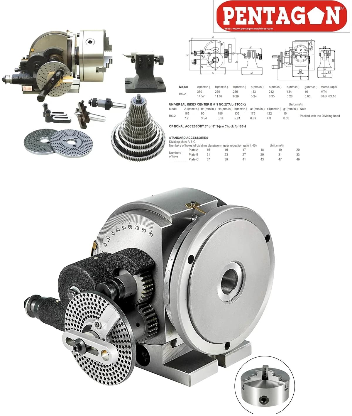 Semi Universal Dividing Head BS Series — image 4