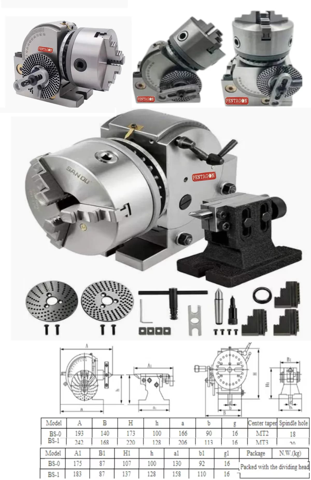 Semi Universal Dividing Head BS Series — image 6