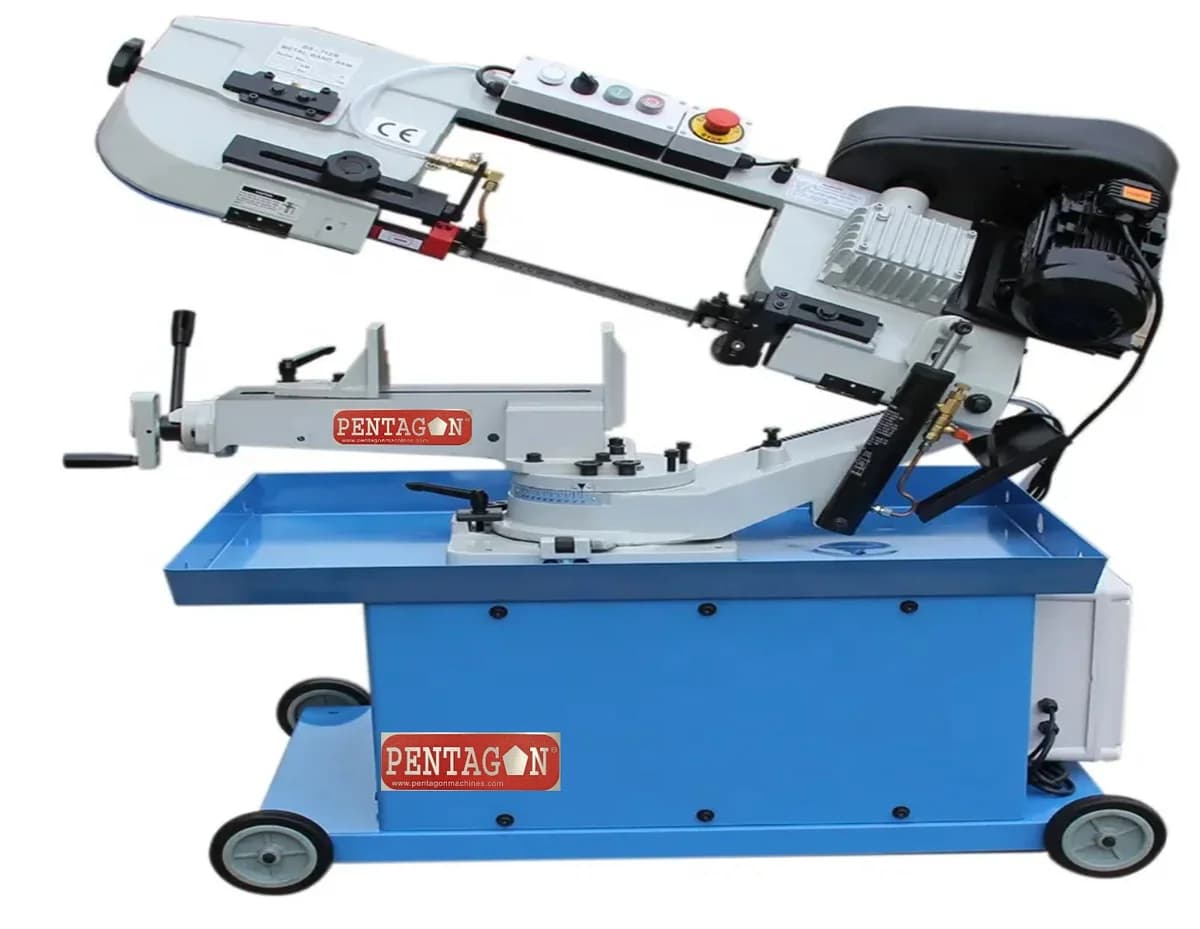 PLB Series Swing Type Single Column Hydraulic Metal Cutting Bandsaw Machine — image 3