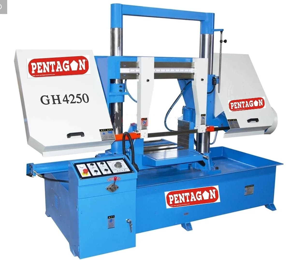 PLB Series Swing Type Single Column Hydraulic Metal Cutting Bandsaw Machine — image 8