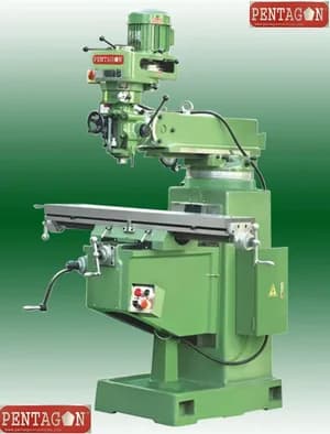 Vertical RAM Turret Milling Machine
