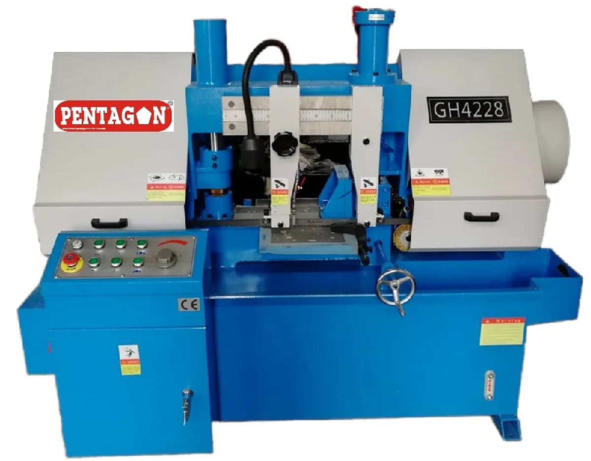 Semi Automatic Double Column Metal Cutting Hydraulic Bandsaw Machine PDB- Series — image 1