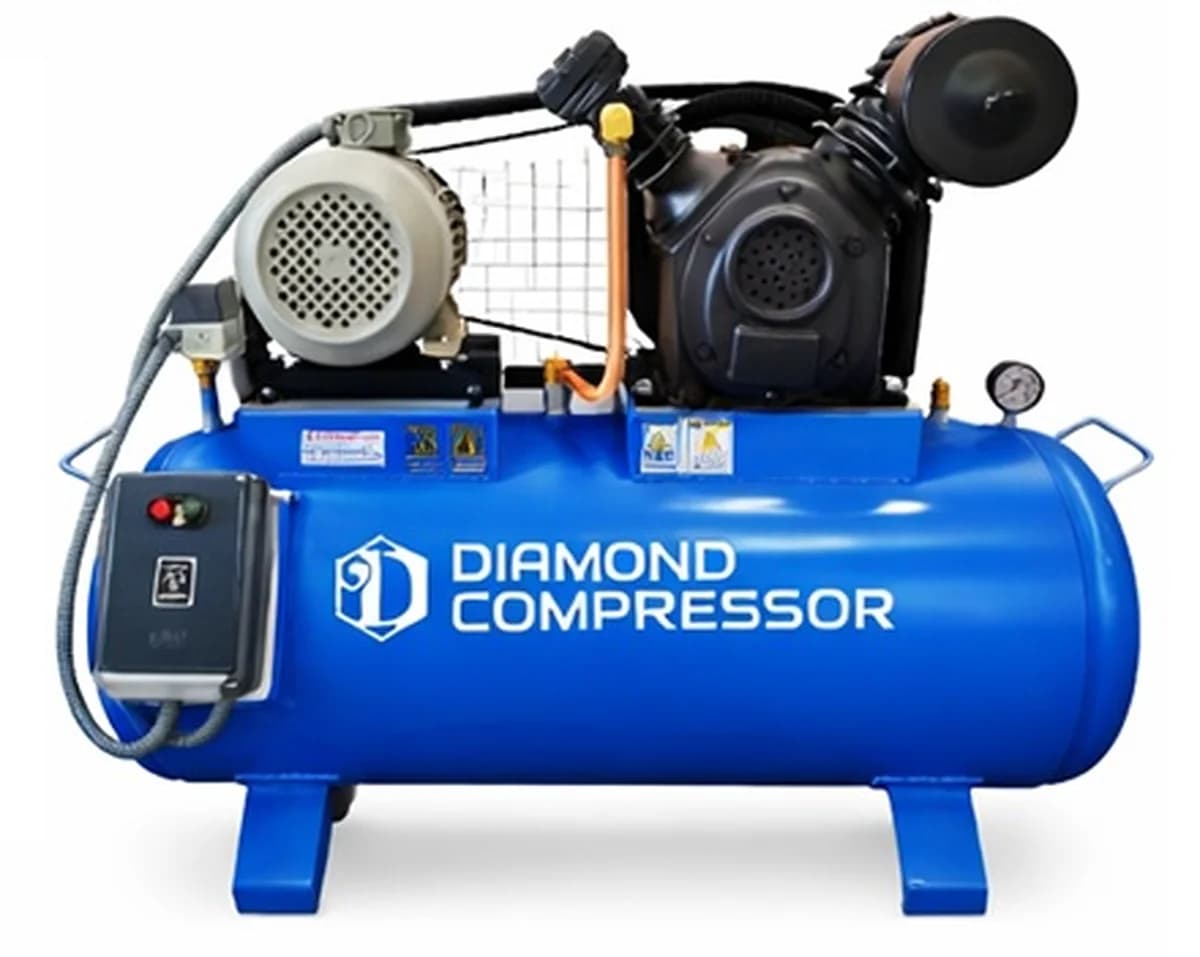 Heavy Duty Two Stage Lubricated Reciprocating Type Air Compressor — image 4