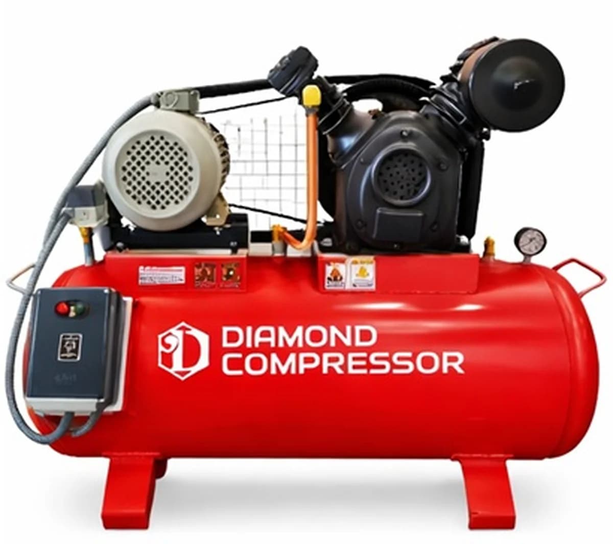 Heavy Duty Two Stage Lubricated Reciprocating Type Air Compressor — image 5