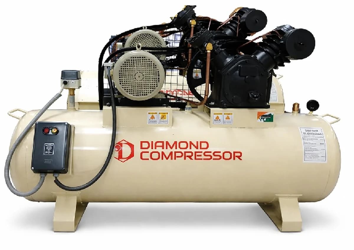 Heavy Duty Two Stage Lubricated Reciprocating Type Air Compressor — image 9