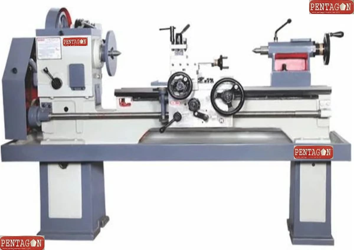Lathe Machine Belt Driven Medium Duty type — image 4