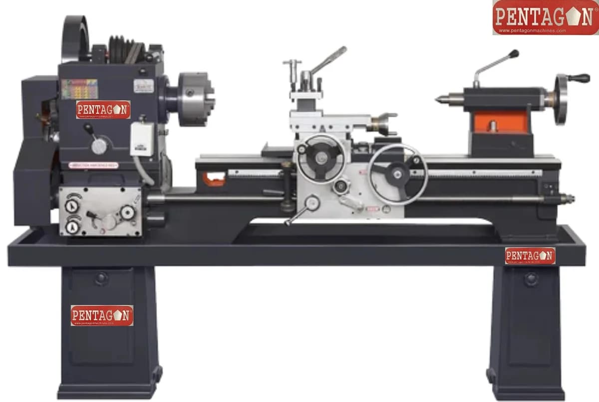 Lathe Machine Belt Driven Medium Duty type — image 5