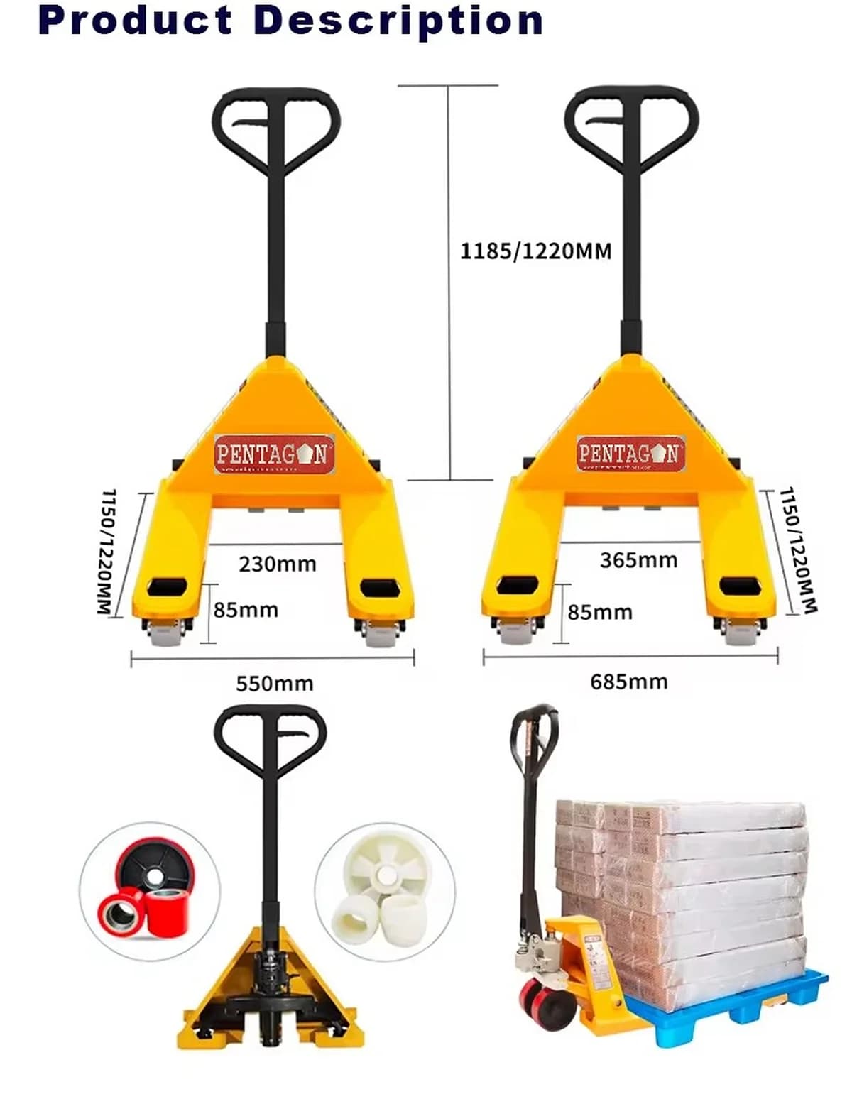 Hydraulic Hand Pallet Truck — image 4