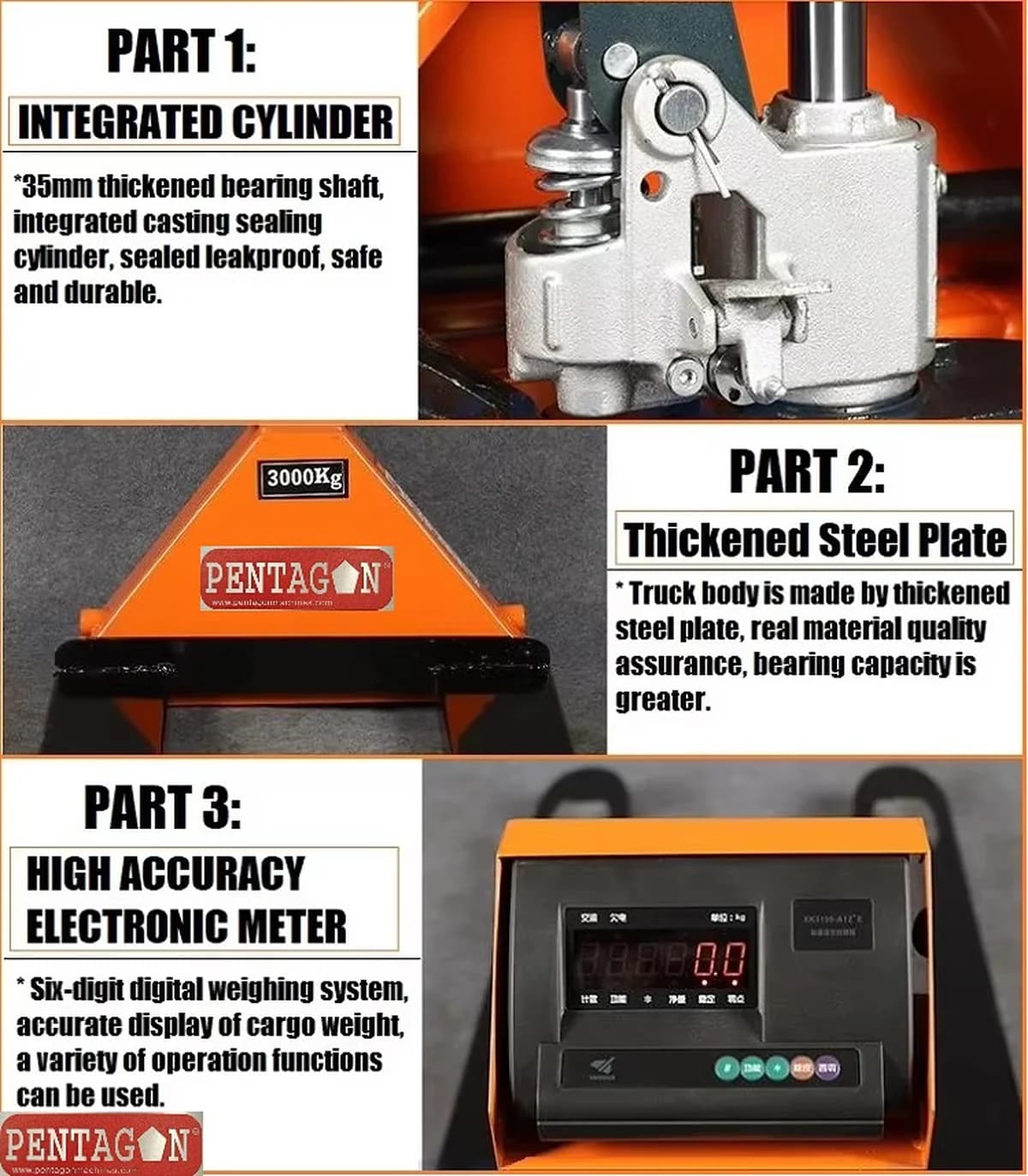 Hand Pallet Truck with Weighting Scale and Printer Model PHPT-30D — image 10