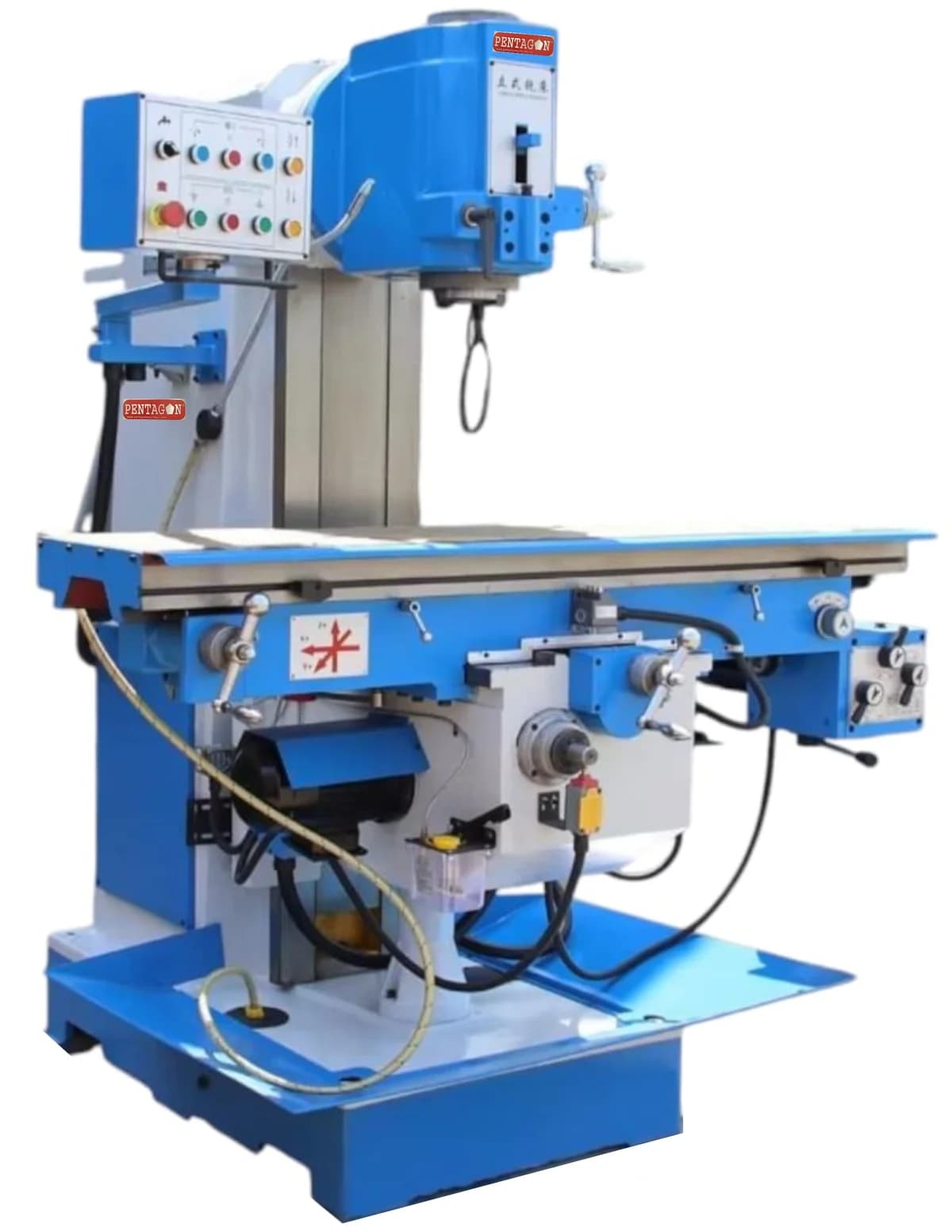 Vertical Knee type Heavy Duty Geared Head Milling Machine — image 4
