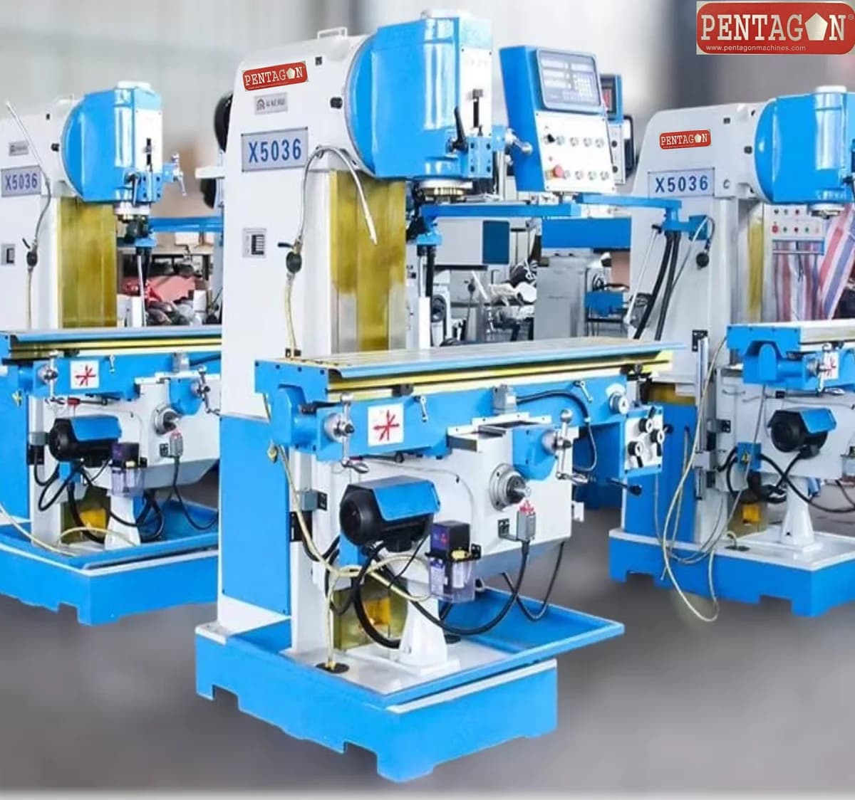 Vertical Knee type Heavy Duty Geared Head Milling Machine — image 7