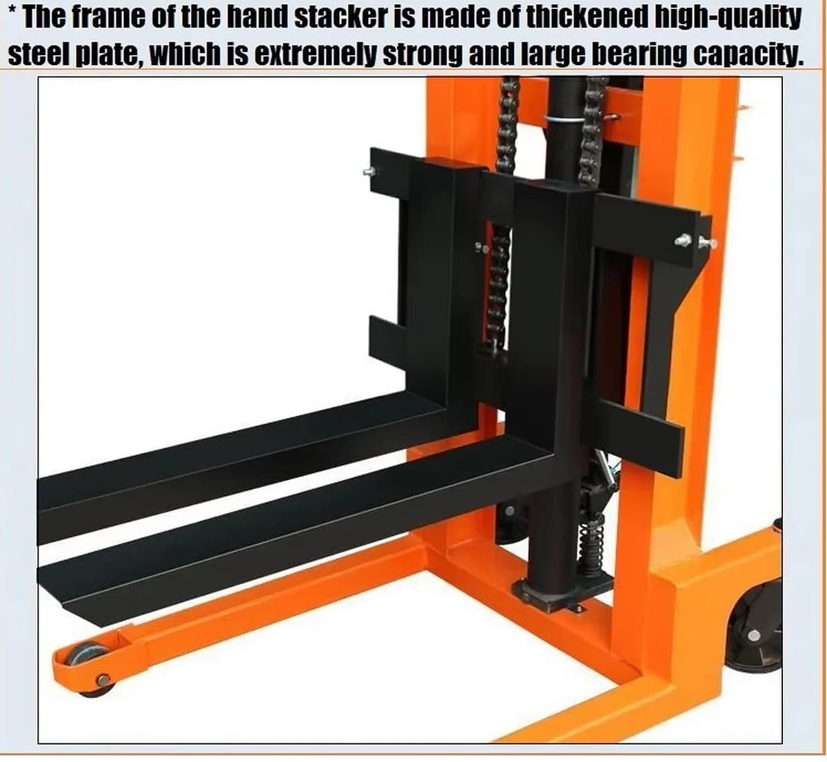 Semi Electric Stacker with Battery and charging chord — image 13