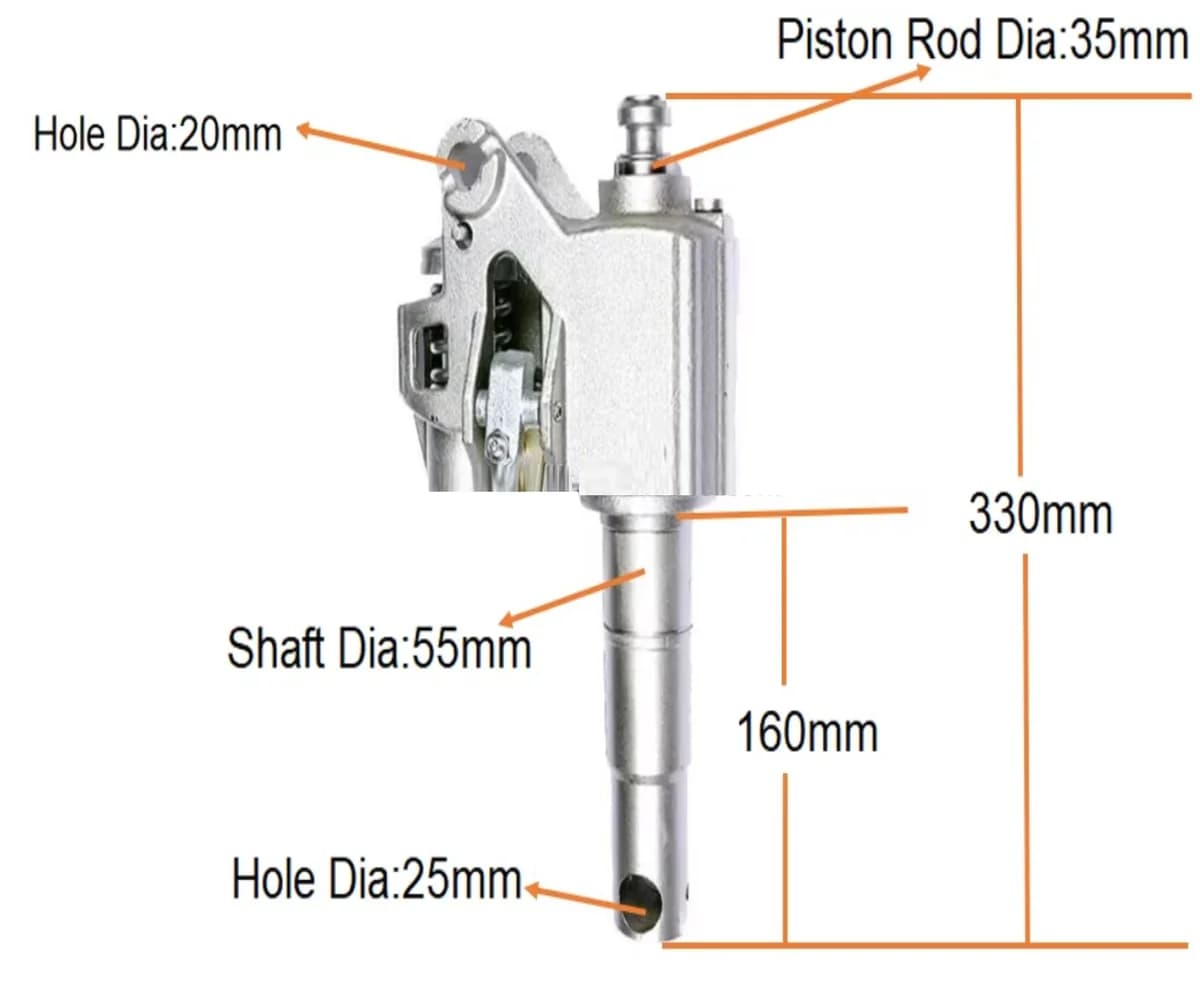 Hydraulic Pallet Truck Release Valve Assembly with Control Lever (Complete Unit) — image 14