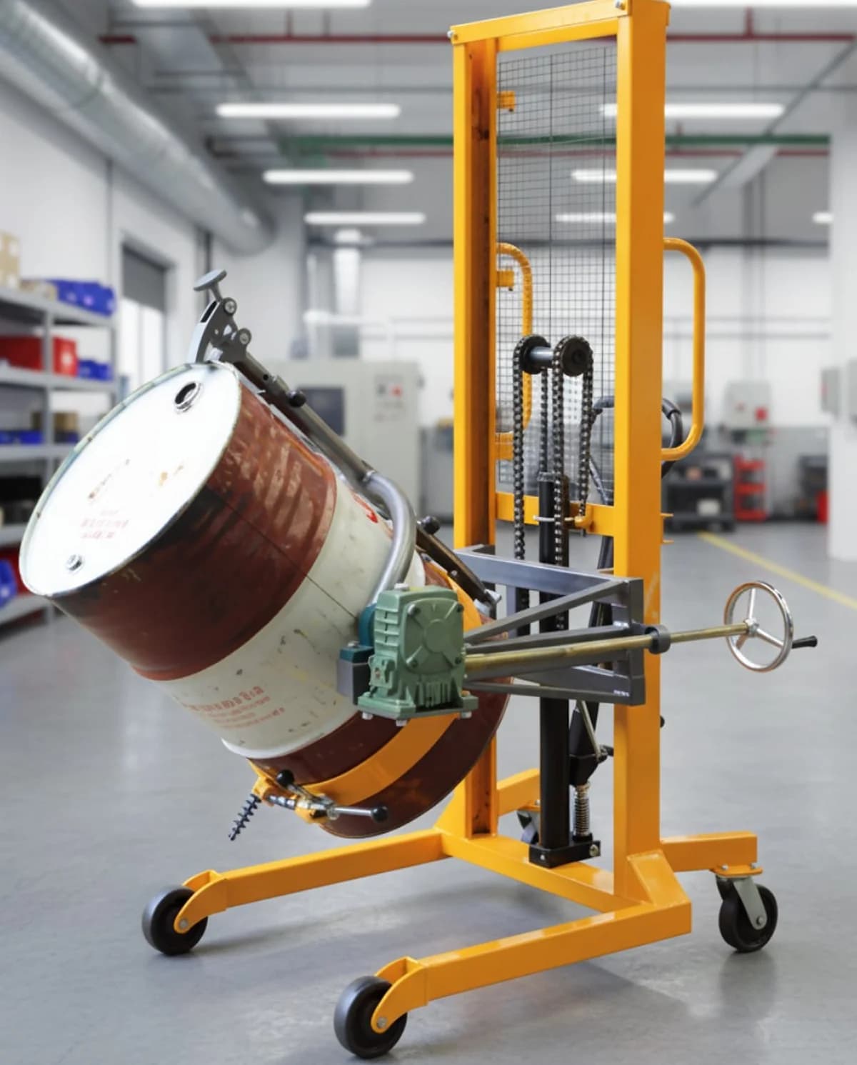 Manual Drum Lifter Stacker for Industrial Drum Handling — image 11