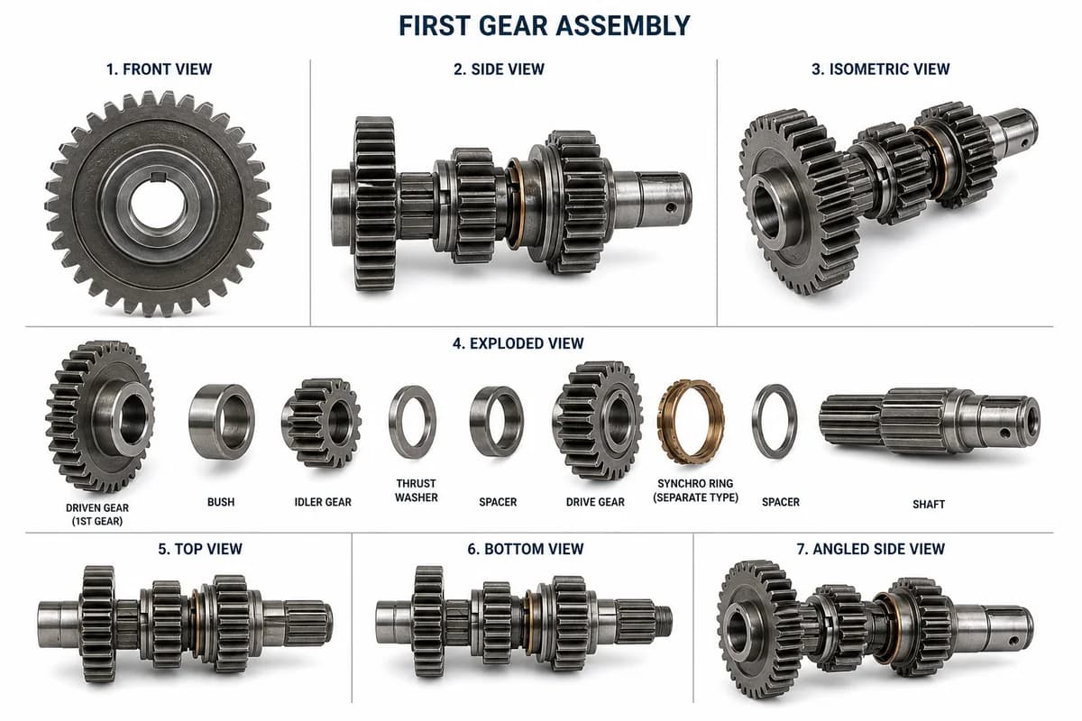 FIRST GEAR ASSEMBLY — image 1