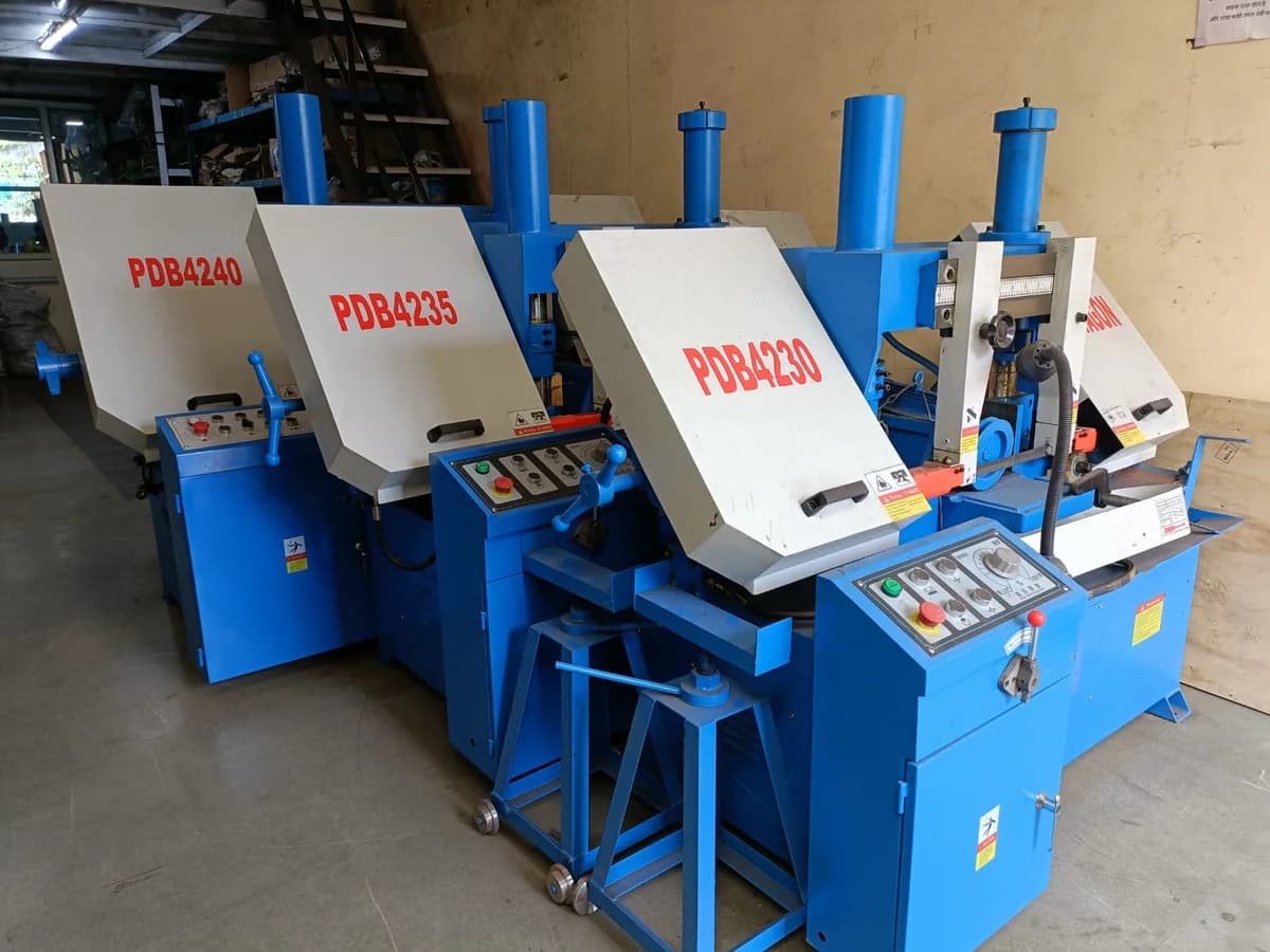 Semi Automatic Double Column Metal Cutting Hydraulic Bandsaw Machine PDB- Series — image 8