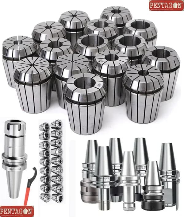 High Precision Collet set Model ER32 set with suitable collet adapter and spanner