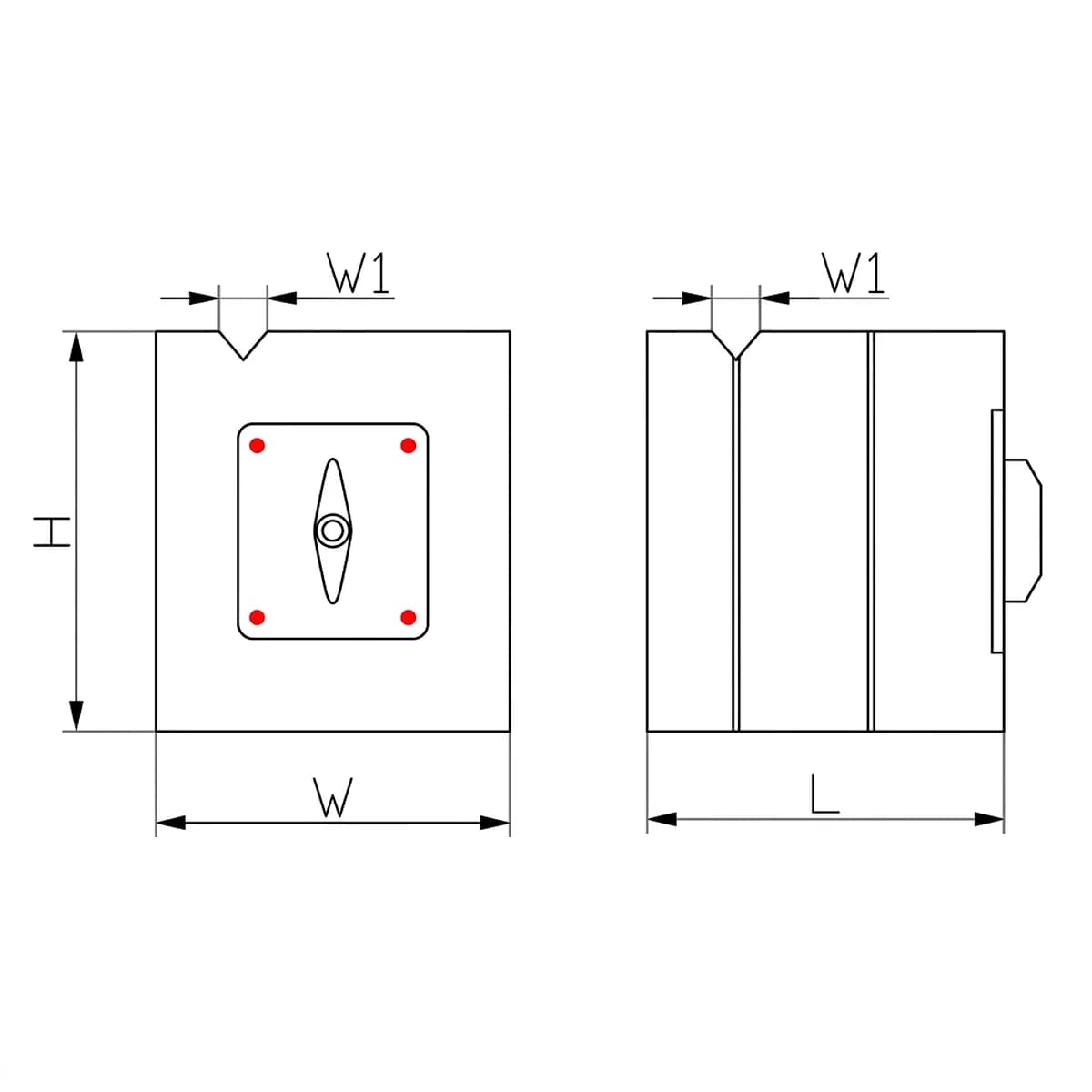 Crystal Magnetic V Block With Two Vee — image 3