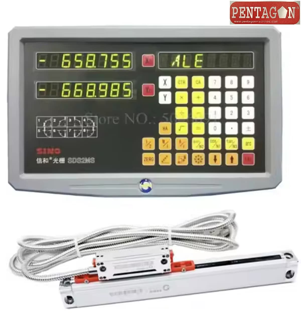 Linear Encoder Sensor for Optical Glass Linear Scale DRO System — image 4