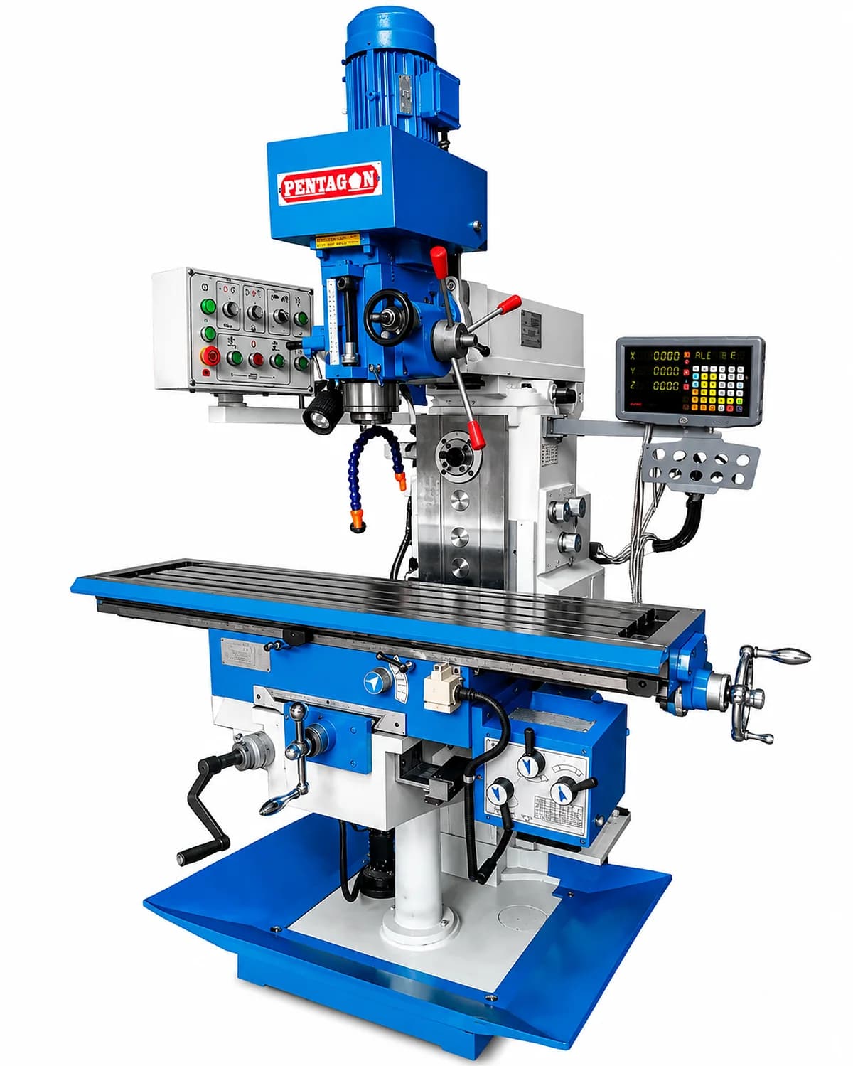 Universal Knee type Geared Head Drilling cum Milling machine — image 1