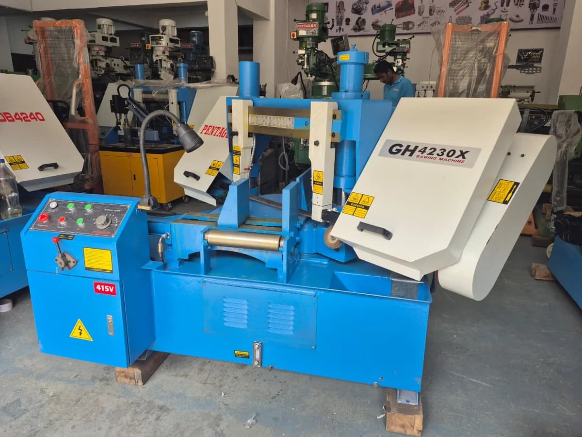PENTAGON Hydraulic Double Column Rotary angle (45°/60°) Bandsaw Machine — image 21